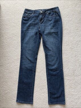 DKNY Jeans SOHO Skinny Mid Rise Stretch Medium Wash Size 10